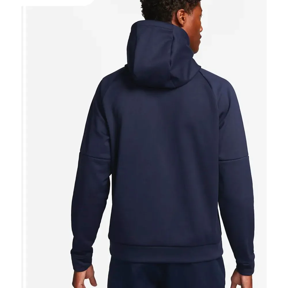 Nike Therma Men's‎ Therma-FIT Dri Fit Hooded Fitness Pullover size XL Dark Navy